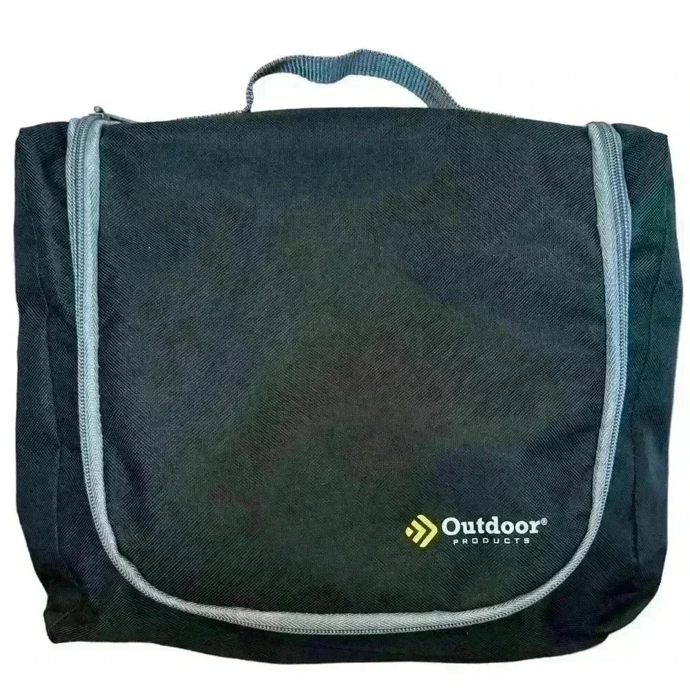 🌈 6/$60 Outdoor Products Toiletry Bag Black Grey 11”H x 12.5”W x 2”D